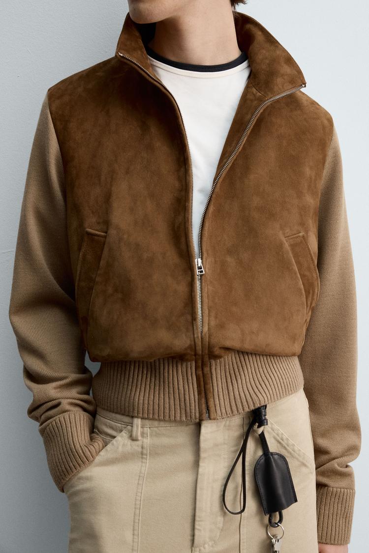 LIMITED EDITION COMBINED LEATHER JACKET