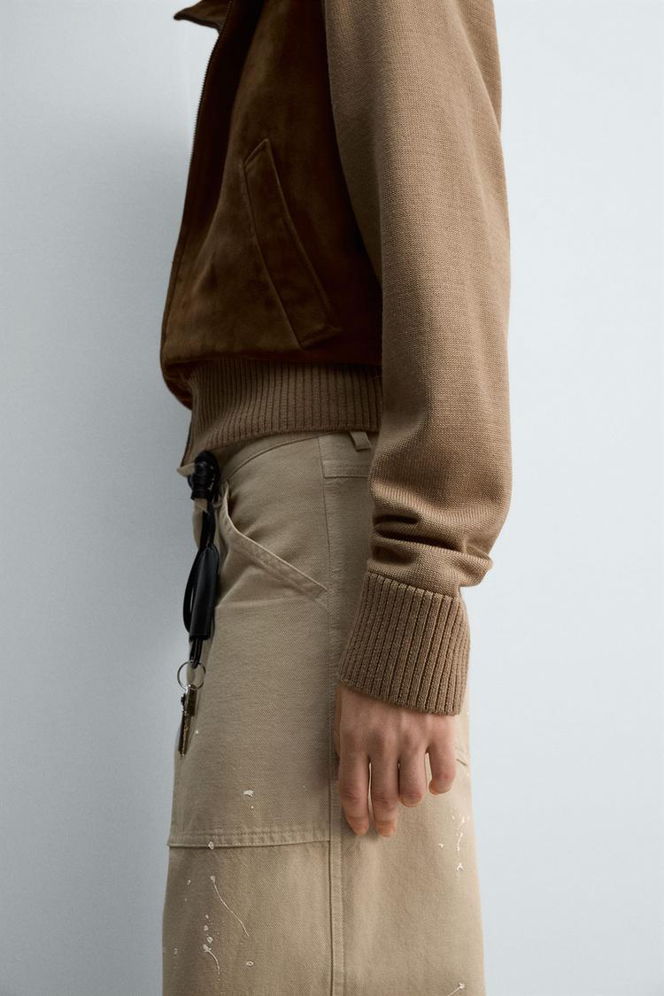 LIMITED EDITION COMBINED LEATHER JACKET